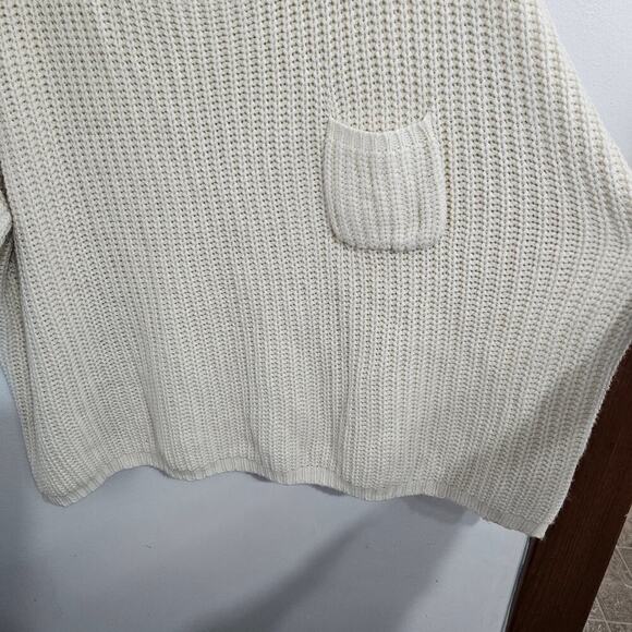 Jodifl Oversized Cream Short Sleeve Women's Sweater. Size Large - Picture 4 of 7